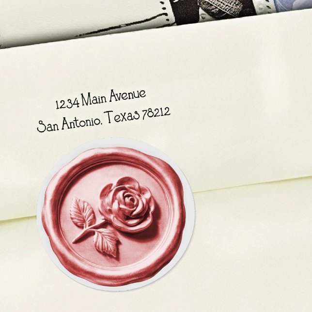 Faux Wax Seal Pink 2 Rose 2 Deep Impression (Creator Uploaded)