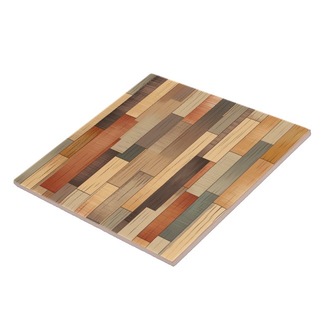 Faux Western wood pattern  Tile (Side)
