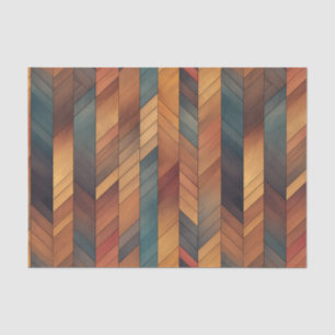 Faux Western wood tiled pattern Tissue Paper
