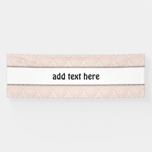 Faux White Lace Fabric Background Banner