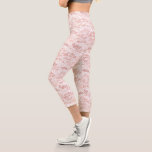 Faux White Lace Fishnet Capri Leggings Gift<br><div class="desc">Faux White Lace Floral Fishnet Romantic Elegant Legging and Shorts Gift - Resize and move or remove / add element - image / text with customization tool. Design by MIGNED. Please see my others projects / designs. You can also transfer this designs to more than 1000 Zazzle products. Enjoy -...</div>