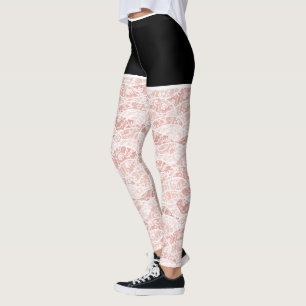 Faux White Lace Leggings Drôle drôle