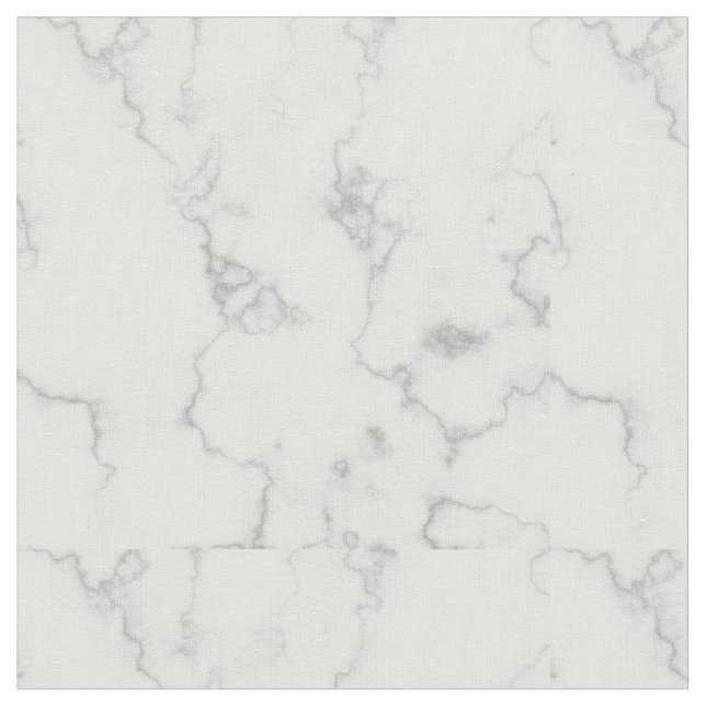 Faux White Marble Fabric (Close Up)