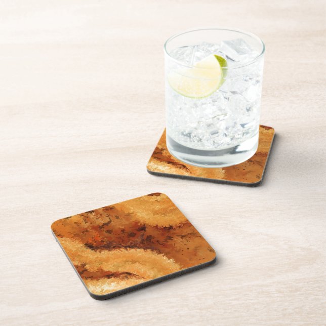Faux Wood Burled  Coaster (Right Side)