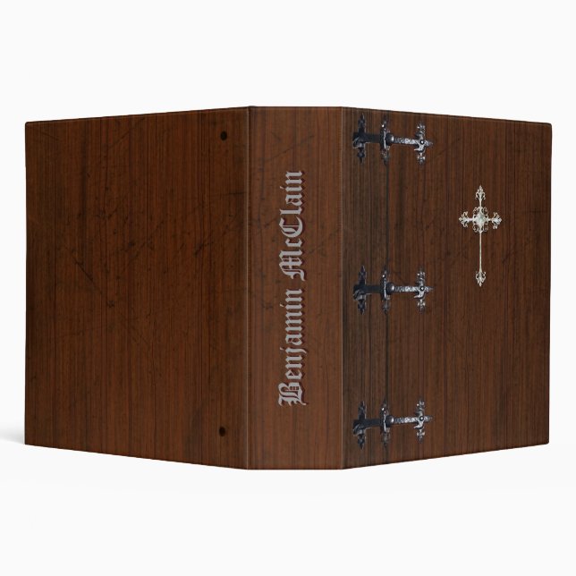 Faux Wooden Box Album Binder (Background)