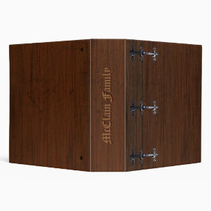 Faux Wooden Box Album Binder