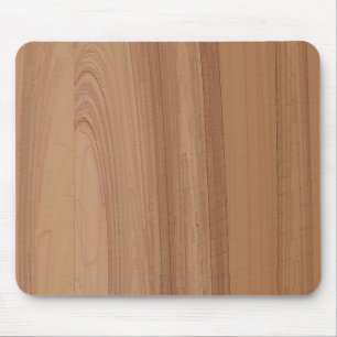 Faux Woodgrain Print Mousepad