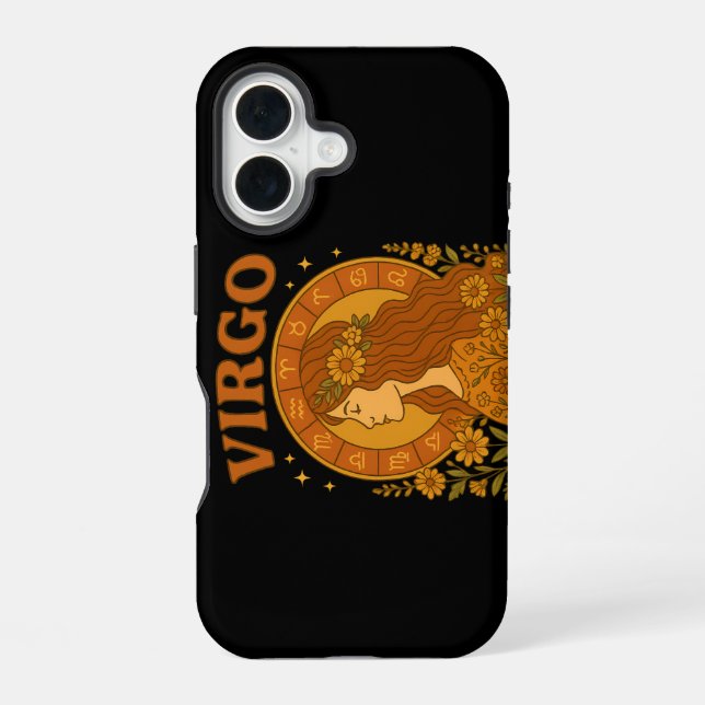 Faux Wrapped Canvas Print iPhone 16 Case (Back)