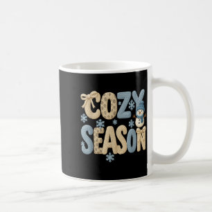 Faux Yarn Cozy Season Winter, Merry Bright Christm Coffee Mug