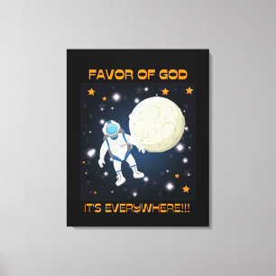 Faveur de la toile de Dieu Imprimer "C'est partout