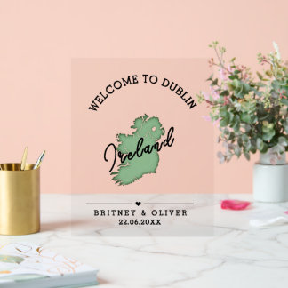 Faveurs de mariage de destination à Dublin en Irla