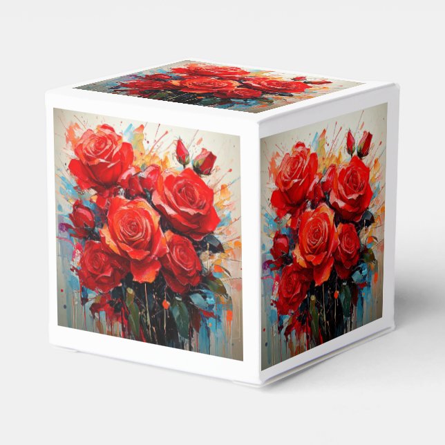 Favor box - The Red Roses Artwork (Back Side)