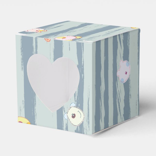 Favor Box – Whimsy Faces (Front Side)