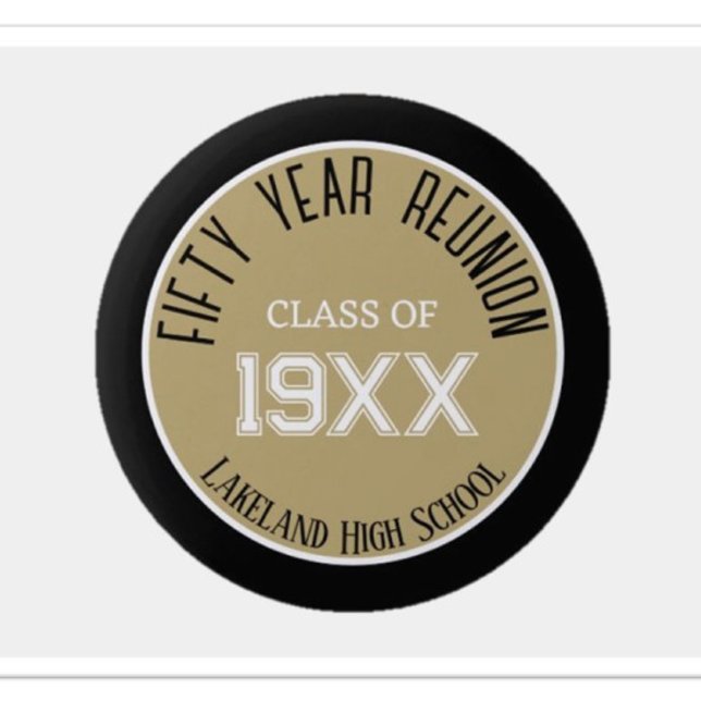FAVOR! Custom 50th class reunion button (Creator Uploaded)