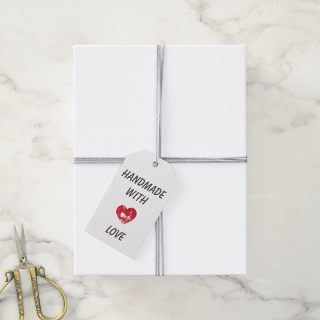 Favor Tags - Handmade with love (With Twine)