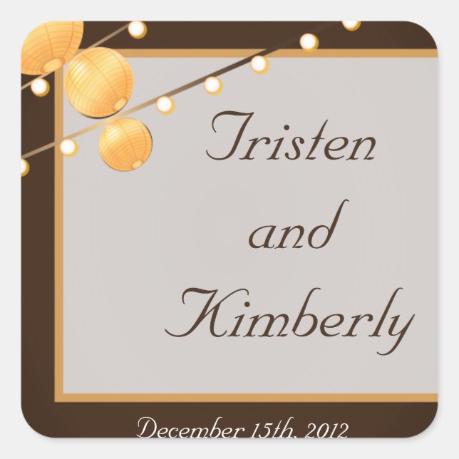 Favoriser les autocollants en papier Lanternes sur (Devant)