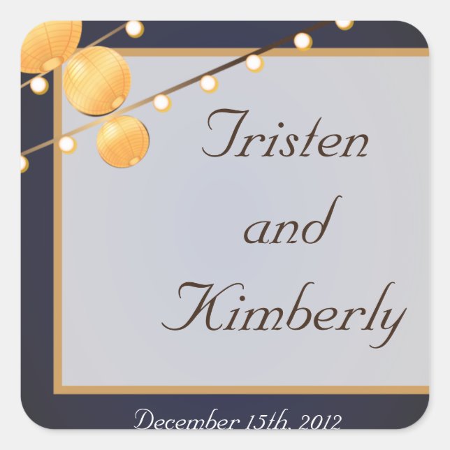 Favoriser les autocollants en papier Lanternes sur (Devant)