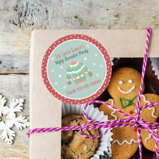 Favoriser les autocollants Retro Ugly Sweater Holi (Créateur téléchargé)