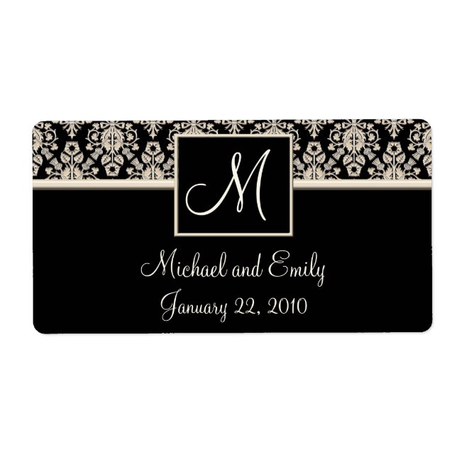 Favoriser les Étiquettes de mariage (Devant)