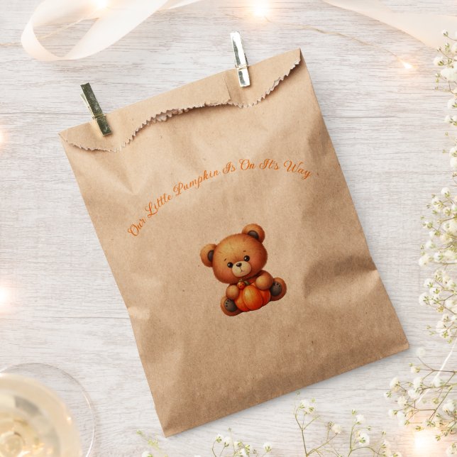 Favoriser les sacs - Baby shower d'automne Favoris (Coupé)