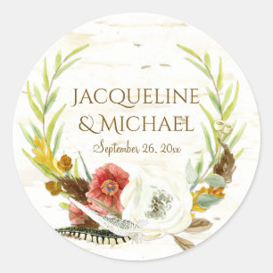 Favoriser Stickers Bois de bouleau Eucalyptus Feui