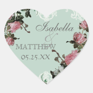 Favoriser Stickers Cadeaux ou Seals, Trellis Rose 