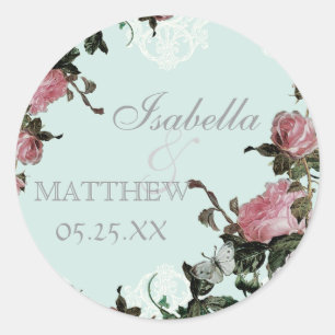 Favoriser Stickers Cadeaux ou Seals, Trellis Rose