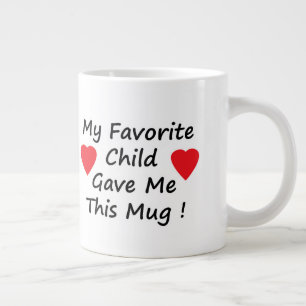 Favorite child large coffee mug