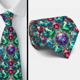 Favorite Colors Gemstone Pattern Tie