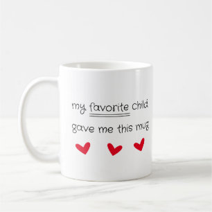 Favorite Enfant mignonne Mère Fête Cadeau Café Mug