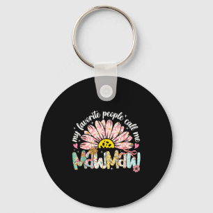 Favorite people call mawmaw mothers day girly wome keychain