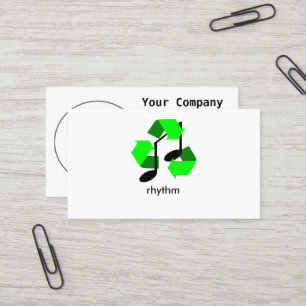 Favorite Song Rhythm Business Card