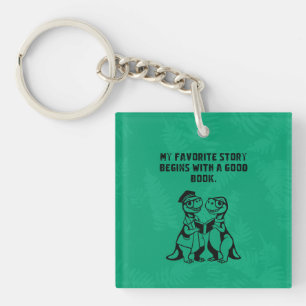 Favorite Story Good Book Lover Reading Design Keychain