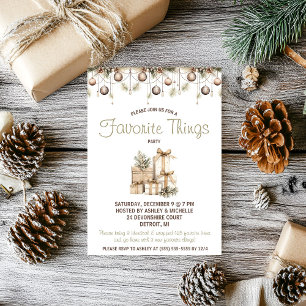 Favorite Thing Christmas, Holiday Party Invite