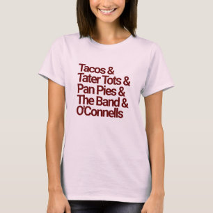 Favorite Things Blush Burgundy Modern List T-Shirt