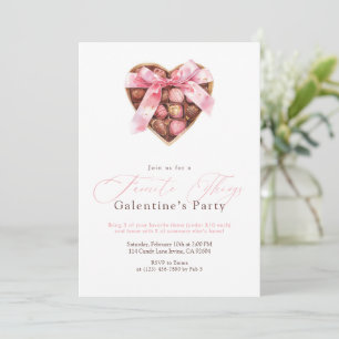 Favorite Things Galentine’s Party Invitation