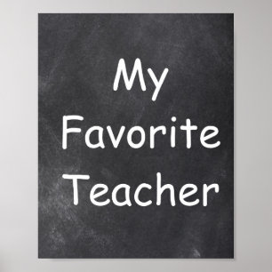 FavoriTeacher Chalkboard Design Classe Décoration