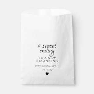 Favour Bag - a sweet ending
