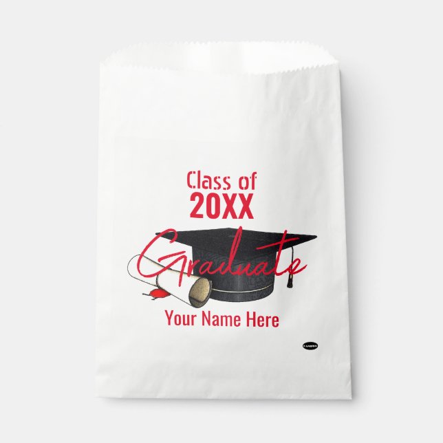 Favour Bag for Graduate - Cap and Diploma HAMbyWG (Front)