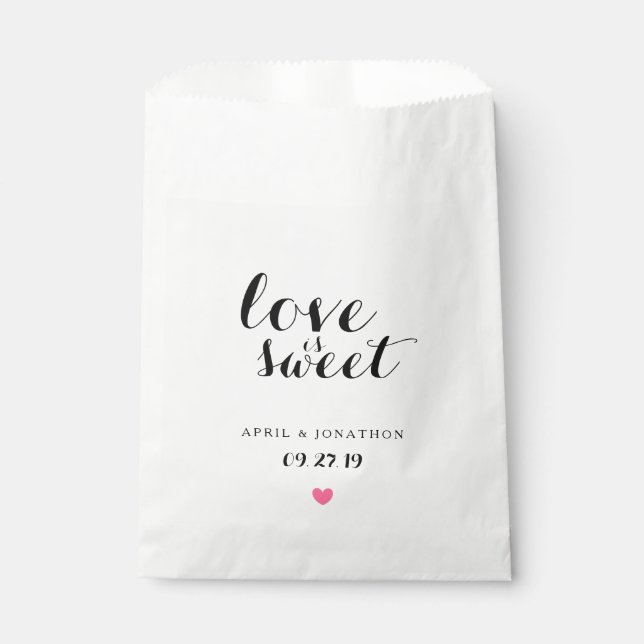 Favour Bag - Love is Sweet (Front)