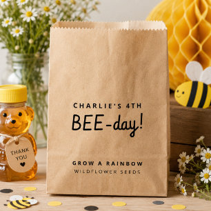 Favour Bags Bee Kids Birthday Seed Party Bags
