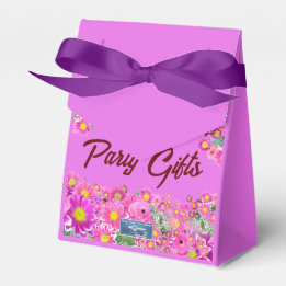 Favour Box Bow (Pink Flower Mix) RFPMDesigns ©️202
