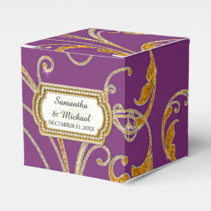 Favour Box Glam Old Hollywood Regency Black Tie