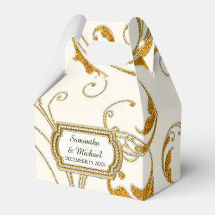 Favour Box Glam Old Hollywood Regency Black Tie