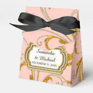 Favour Box Glam Old Hollywood Regency Black Tie