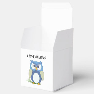 Favour Box "I Love Animals"