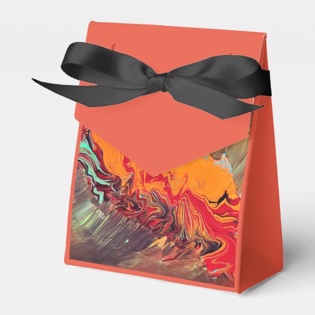 Favour Box "Orange Burst" (Front Side)