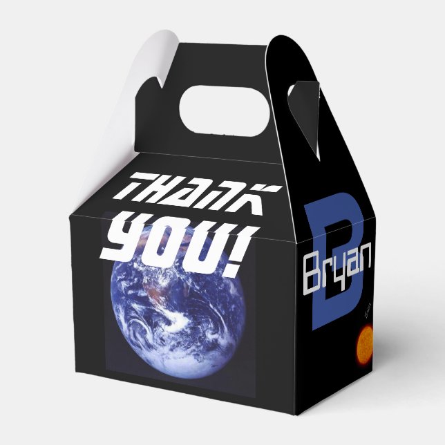 Favour Box Planets, Outer Space, Earth (Back Side)