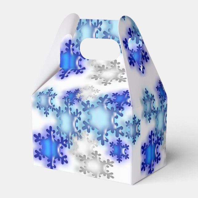 Favour Box - Snowflakes (Back Side)