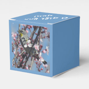 Favour Box - Sparrow in Plum Tree